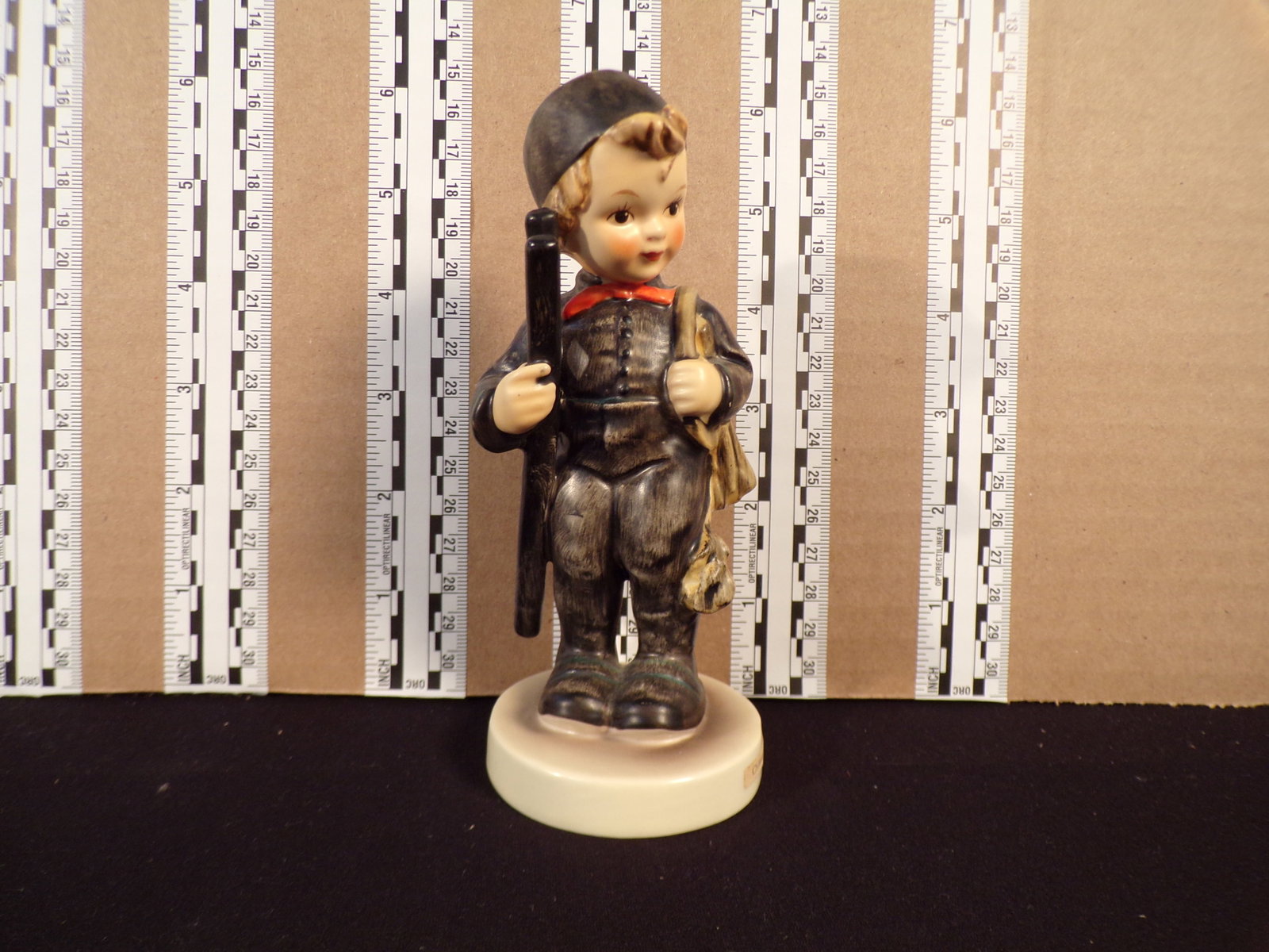 Hummel #12, Trademark # - 3, Figurine Name - Chimney Sweep: Up for auction is Hummel #12, Trademark # - 3, Figurine Name - Chimney Sweep, This hummel does not have a box and displays these special attributes: None. This Hummel is in excellent condition with no