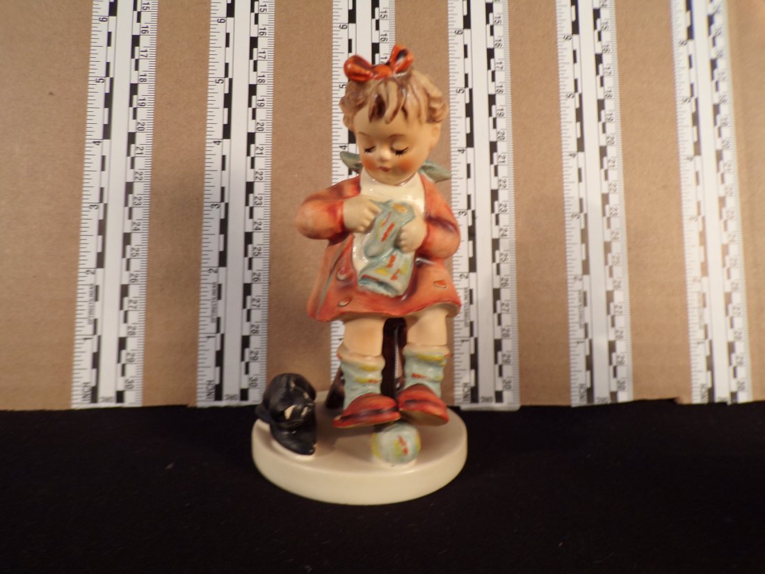 Hummel #133, Trademark # - 6, Figurine Name - Mother'S Helper: Up for auction is Hummel #133, Trademark # - 6, Figurine Name - Mother'S Helper, This hummel does not have a box and displays these special attributes: None. This Hummel is in excellent condition with