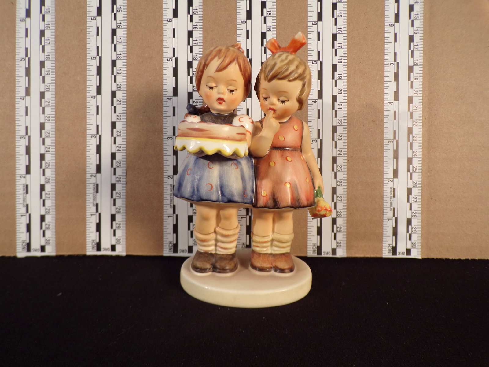 Hummel #176, Size Indicator # - 176/0 Trademark # - 6, Figurine Name - Happy Birthday: Up for auction is Hummel #176, Size Indicator - 176/0, Trademark # - 6, Figurine Name - Happy Birthday, This hummel does not have a box and displays these special attributes: None. This Hummel is in e