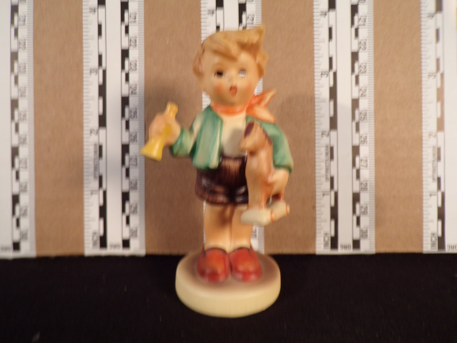 Hummel #239, Size Indicator # - 239/c Trademark # - 5, Figurine Name - Boy With Horse: Up for auction is Hummel #239, Size Indicator - 239/c, Trademark # - 5, Figurine Name - Boy With Horse, This hummel does not have a box and displays these special attributes: None. This Hummel is in e