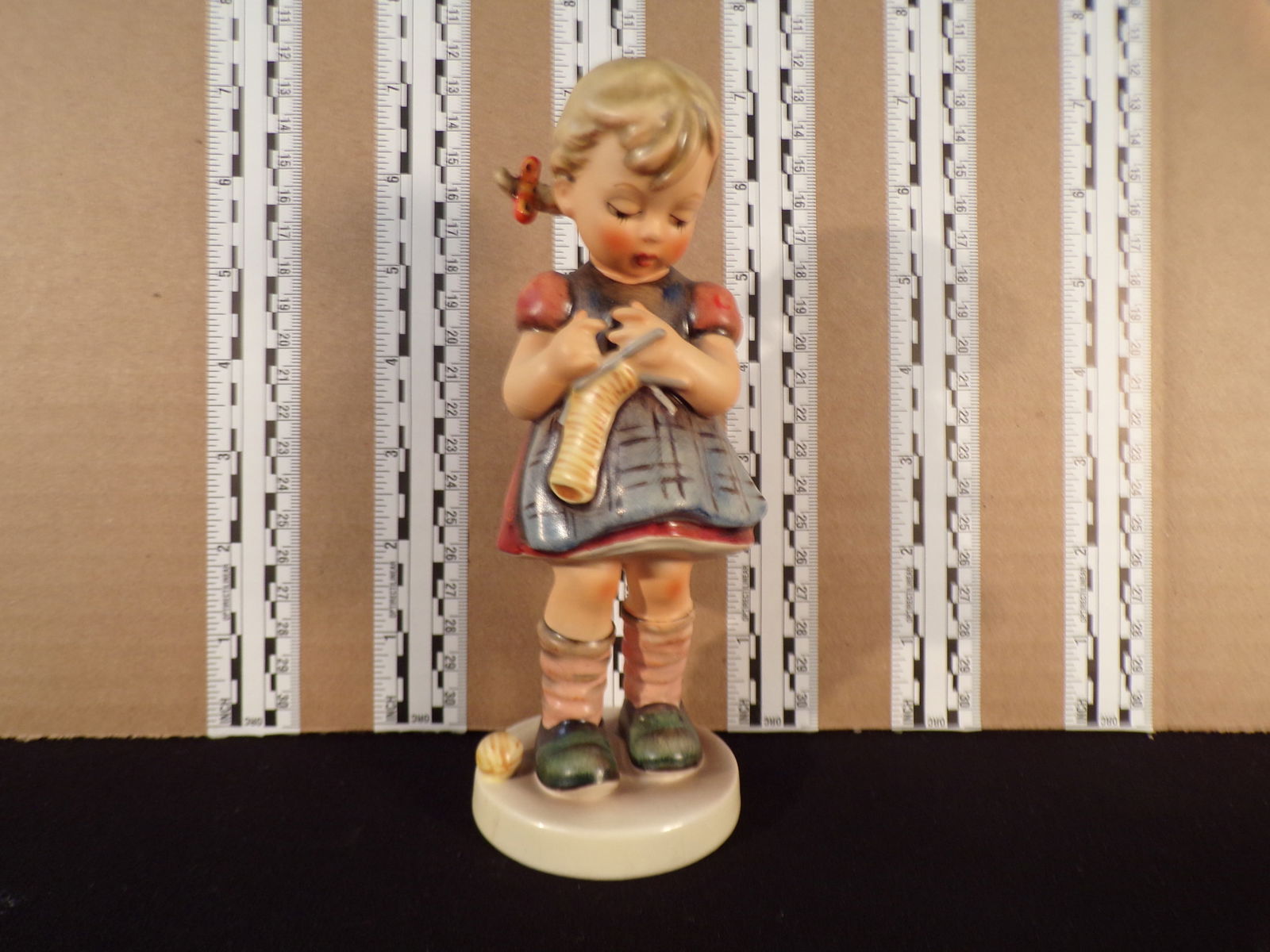 Hummel #255, Size Indicator # - 255/4/0 Trademark # - 4, Figurine Name - Stitch In Time: Up for auction is Hummel #255, Size Indicator - 255/4/0, Trademark # - 4, Figurine Name - Stitch In Time, This hummel does not have a box and displays these special attributes: None. This Hummel is in