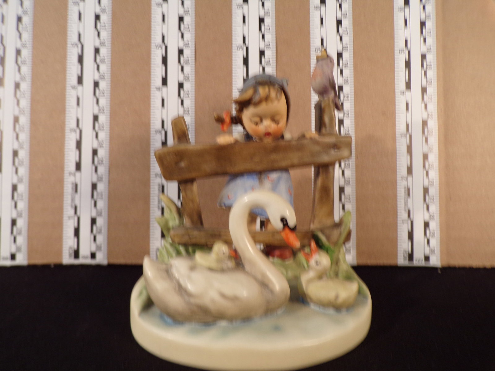 Hummel #344, Trademark # - 5, Figurine Name - Feathered Friends: Up for auction is Hummel #344, Trademark # - 5, Figurine Name - Feathered Friends, This hummel does not have a box and displays these special attributes: None. This Hummel is in excellent condition wi