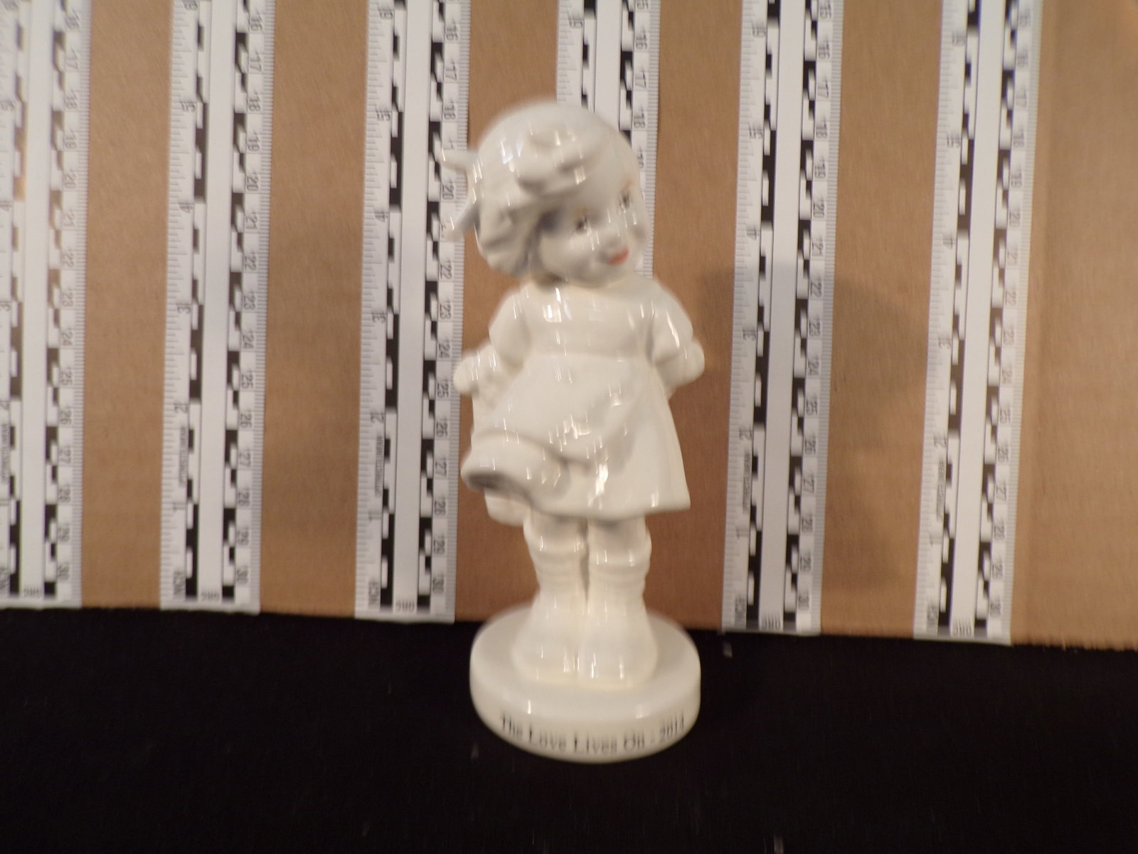 Hummel #377, Trademark # - No Trademark, Figurine Name - Bashful: Up for auction is Hummel #377, Trademark # - No Trademark, Figurine Name - Bashful, This hummel does not have a box and displays these special attributes: All White M.I.Hummel Society The Love Lives O