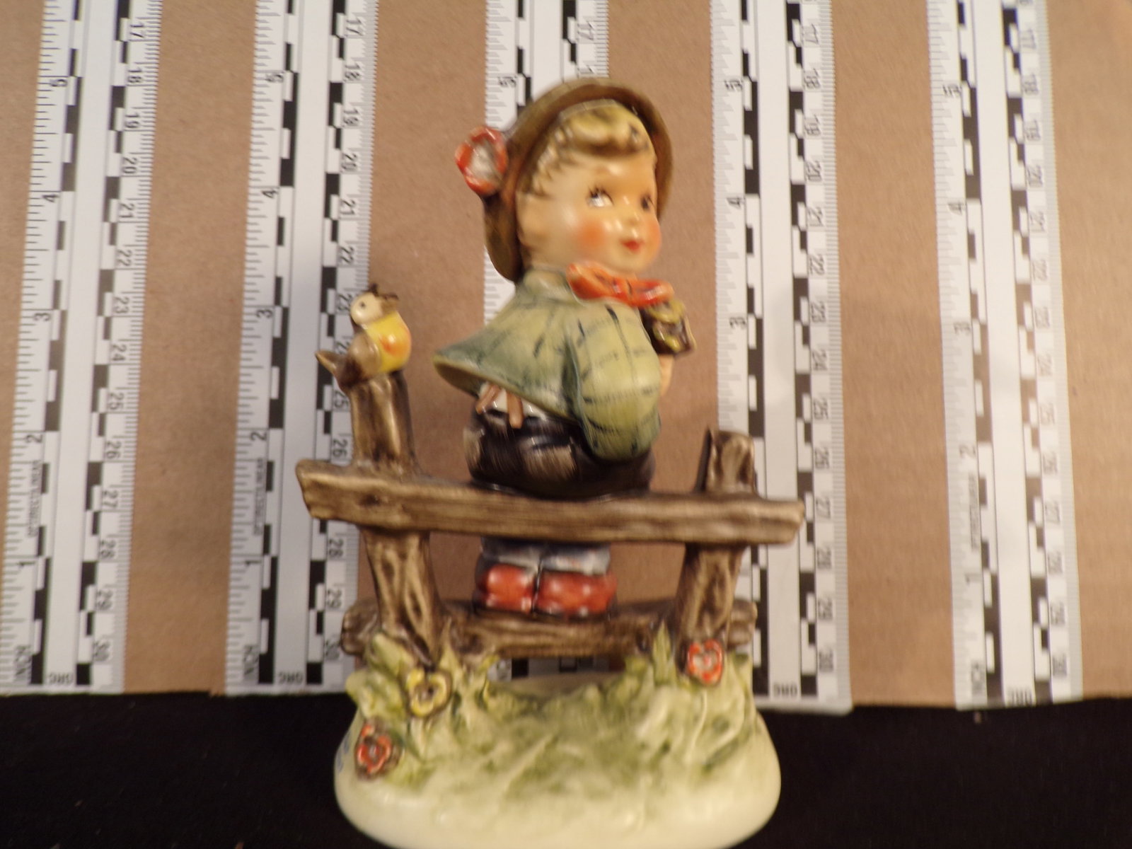 Hummel #427, Size Indicator # - 427 3/0 Trademark # - 8, Figurine Name - Where Are You?: Up for auction is Hummel #427, Size Indicator - 427 3/0, Trademark # - 8, Figurine Name - Where Are You?, This hummel does have a box and displays these special attributes: Fence - Make Nice Pairing. 