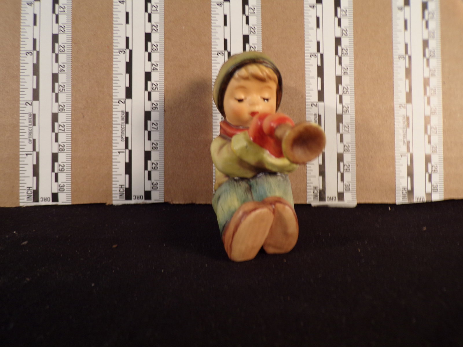 Hummel #457, Trademark # - 6, Figurine Name - Sound The Trumpet: Up for auction is Hummel #457, Trademark # - 6, Figurine Name - Sound The Trumpet, This hummel does not have a box and displays these special attributes: None. This Hummel is in excellent condition wi