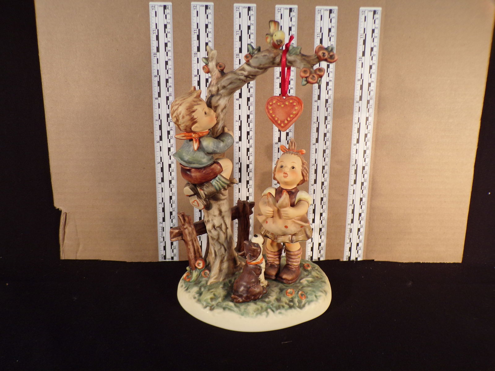 Hummel #766,  Trademark # - 7, Figurine Name - Here'S My Heart (1 of 3)