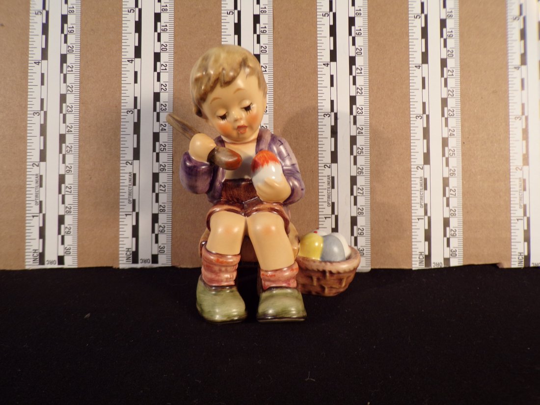 Hummel #2027, Trademark # - 9, Figurine Name - Easter'S Coming: Up for auction is Hummel #2027, Trademark # - 9, Figurine Name - Easter'S Coming, This hummel does not have a box and displays these special attributes: None. This Hummel is in excellent condition wit