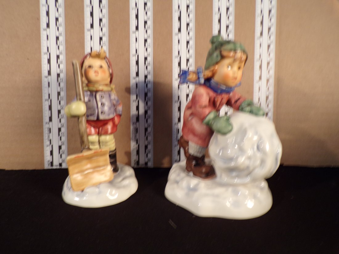 Hummel #2035 & 2036,  Trademark # - 7, Figurine Name - First Snow & Let It Snow (1 of 4)