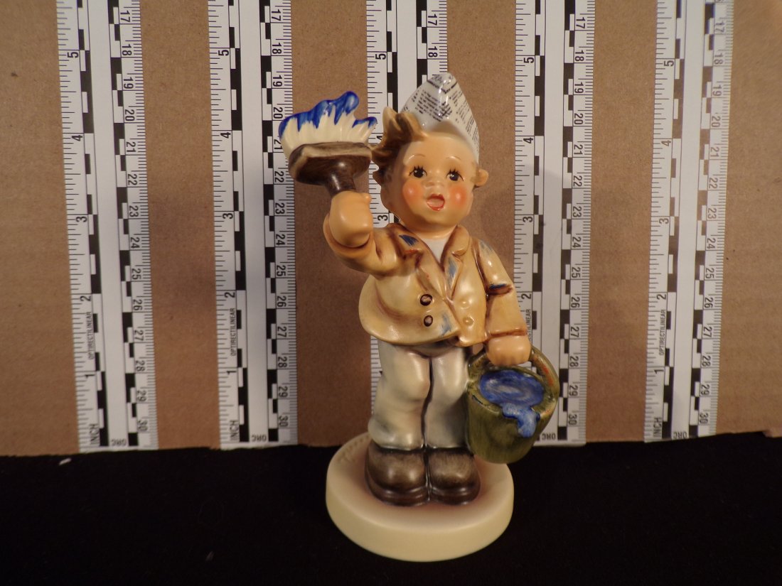 Hummel #2040,  Trademark # - 8, Figurine Name - One Coat Or Two? (1 of 2)
