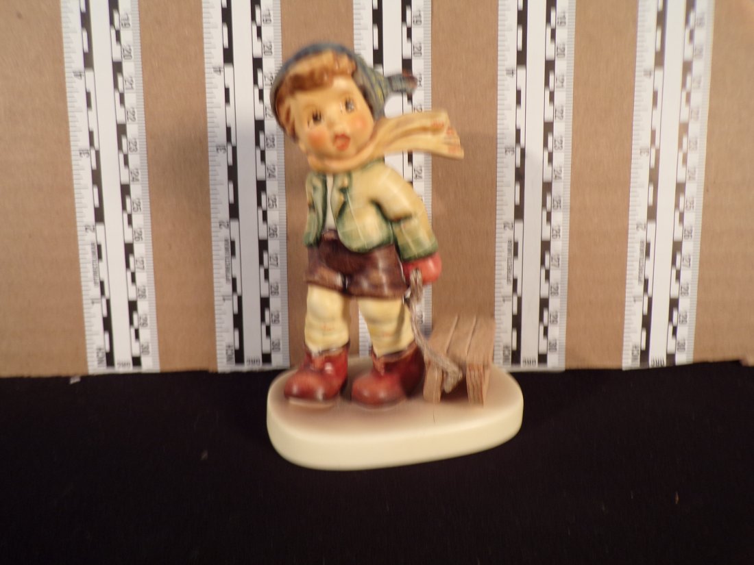 Hummel #2047, Trademark # - 8, Figurine Name - Winter Sleigh Ride: Up for auction is Hummel #2047, Trademark # - 8, Figurine Name - Winter Sleigh Ride, This hummel does not have a box and displays these special attributes: Exclusive Edition. This Hummel is in excelle