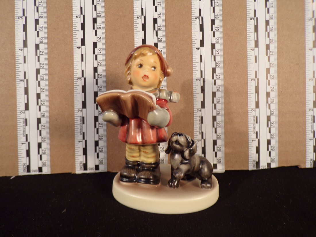 Hummel #2134,  Trademark # - 8, Figurine Name - Wintertime Duet (1 of 3)