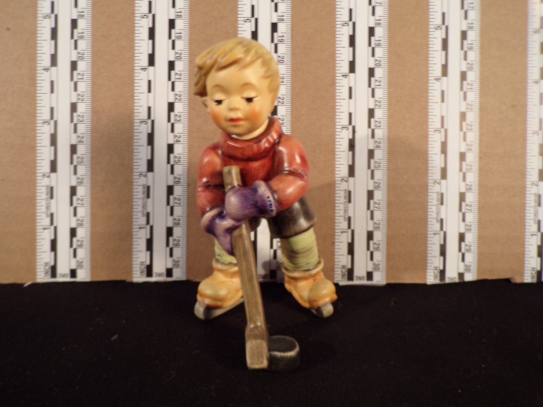 Hummel #2143,  Size Indicator # - 2143 b Trademark # - 8, Figurine Name - Let'S Take To The Ice (1 of 2)