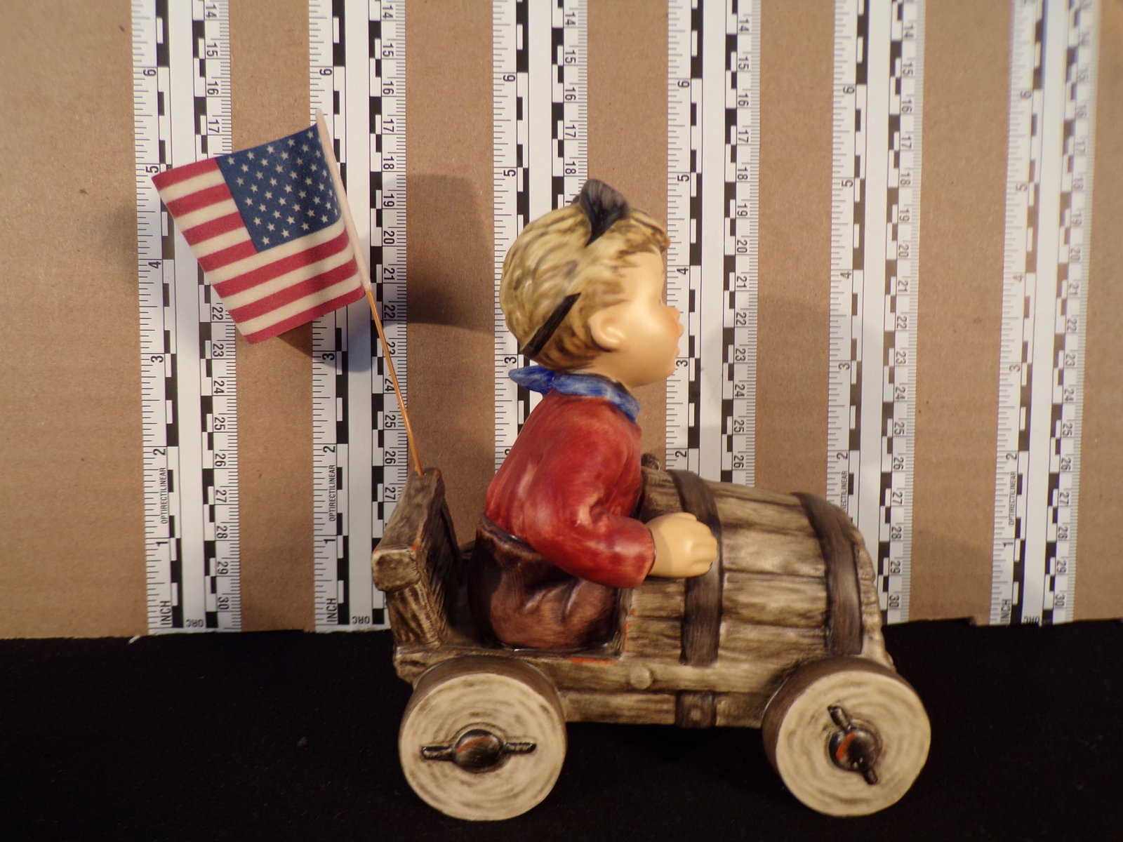 Hummel #2197, Trademark # - 8, Figurine Name - American Spirit: Up for auction is Hummel #2197, Trademark # - 8, Figurine Name - American Spirit, This hummel does have a box and displays these special attributes: None. This Hummel is in excellent condition with no