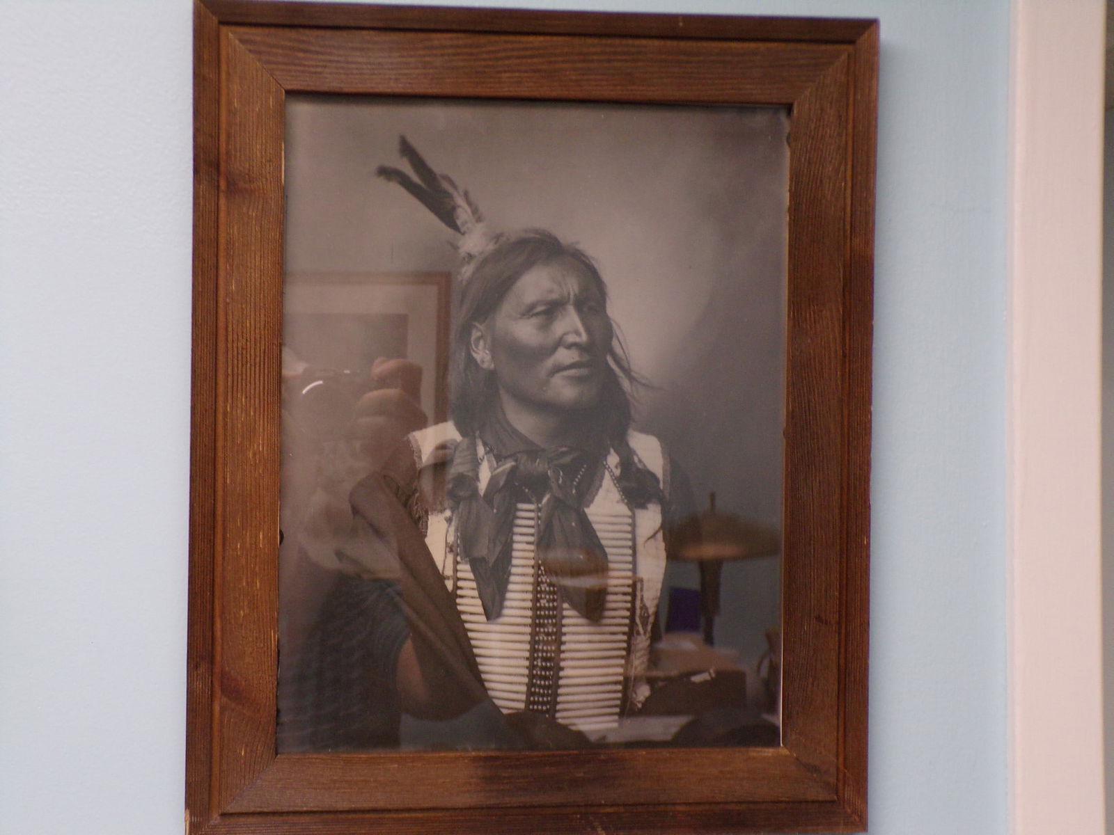 Real Photo from Antique Negative of Chief Black Horn. (1 of 3)