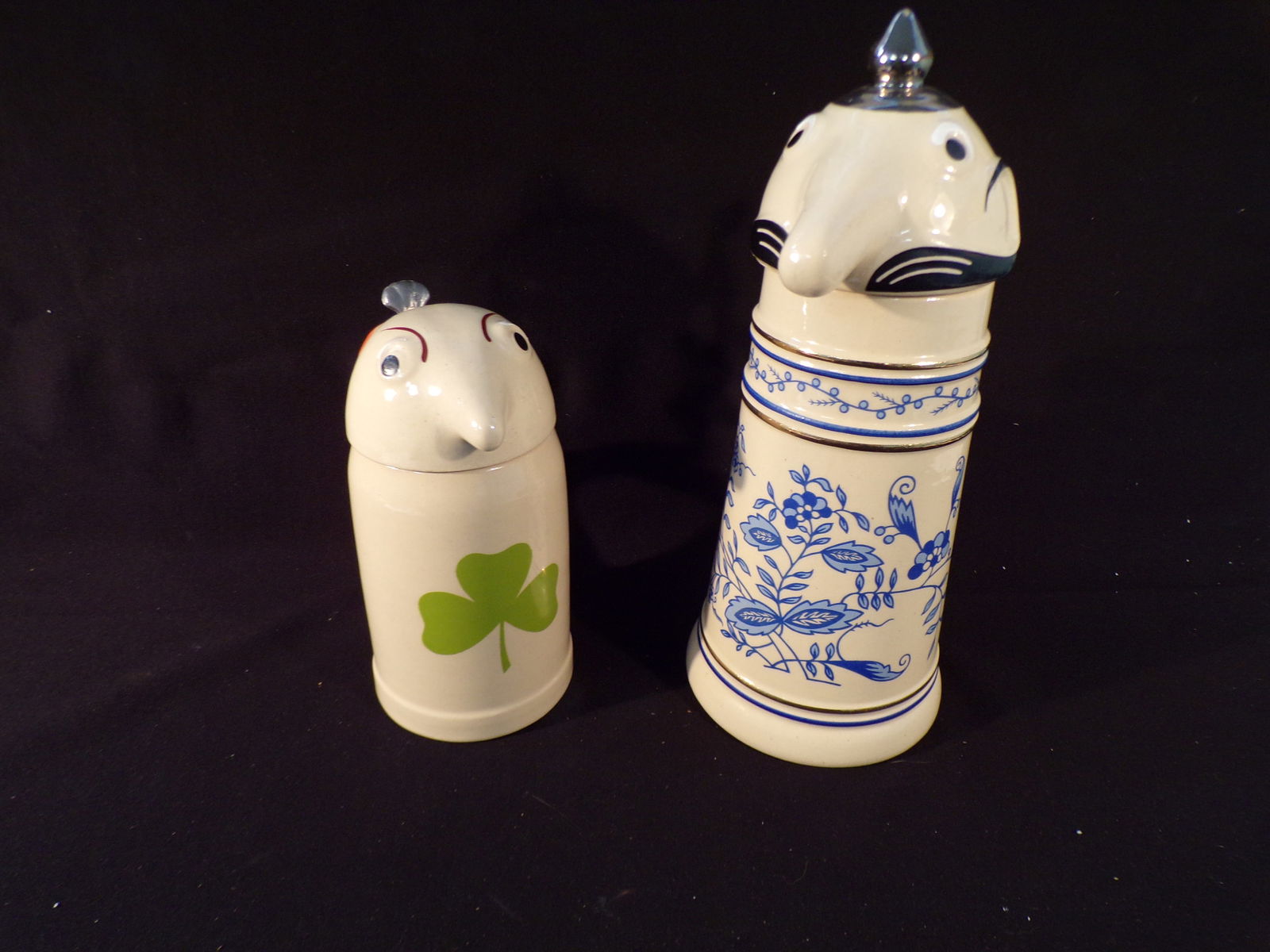 Vintage German WEBCO Figural Schultz & Dooley Beer Steins - MIE imports (1 of 5)