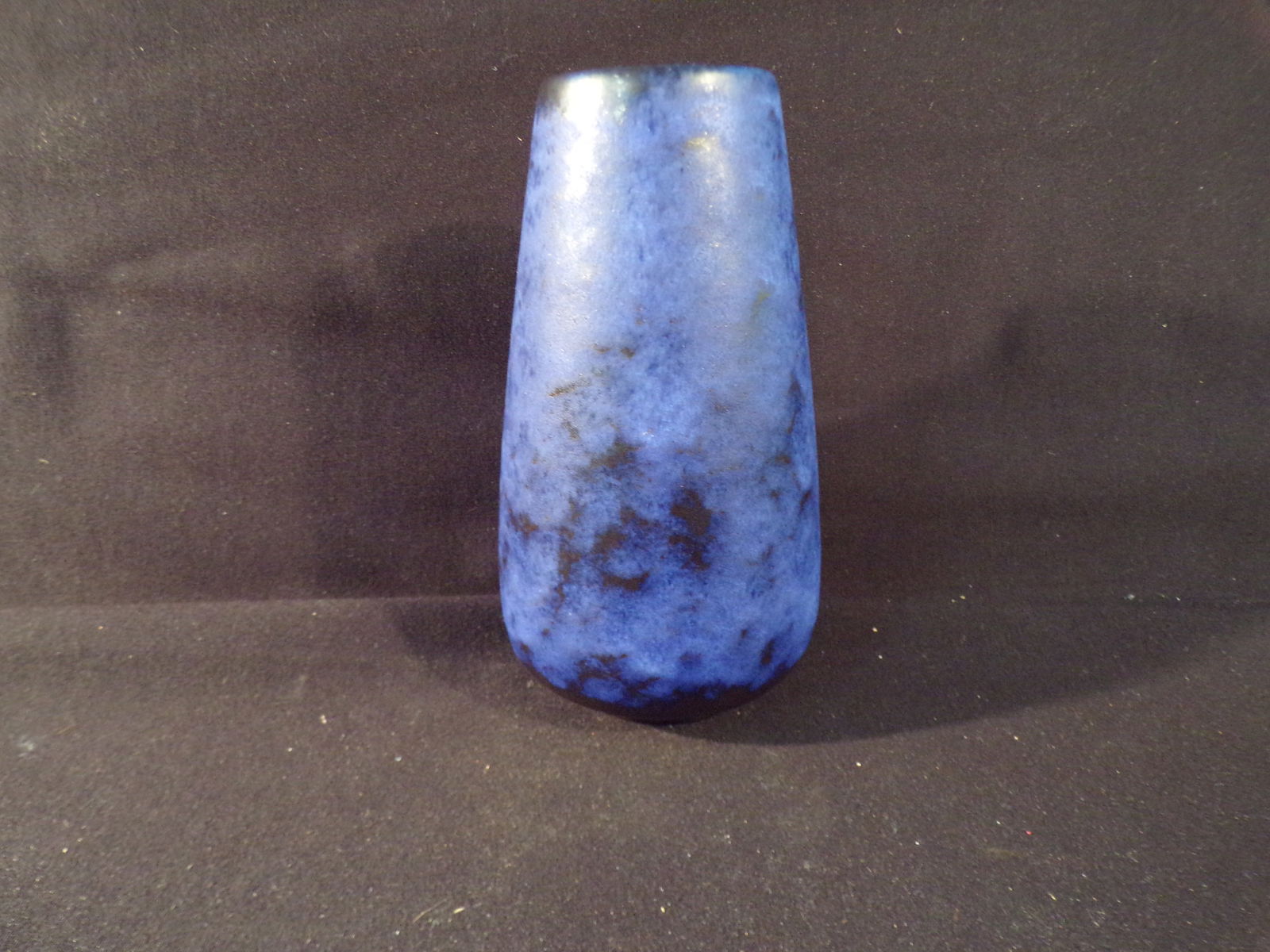 Vintage West German Fat Lava Vase - Mid Century Modern - 6" (1 of 4)