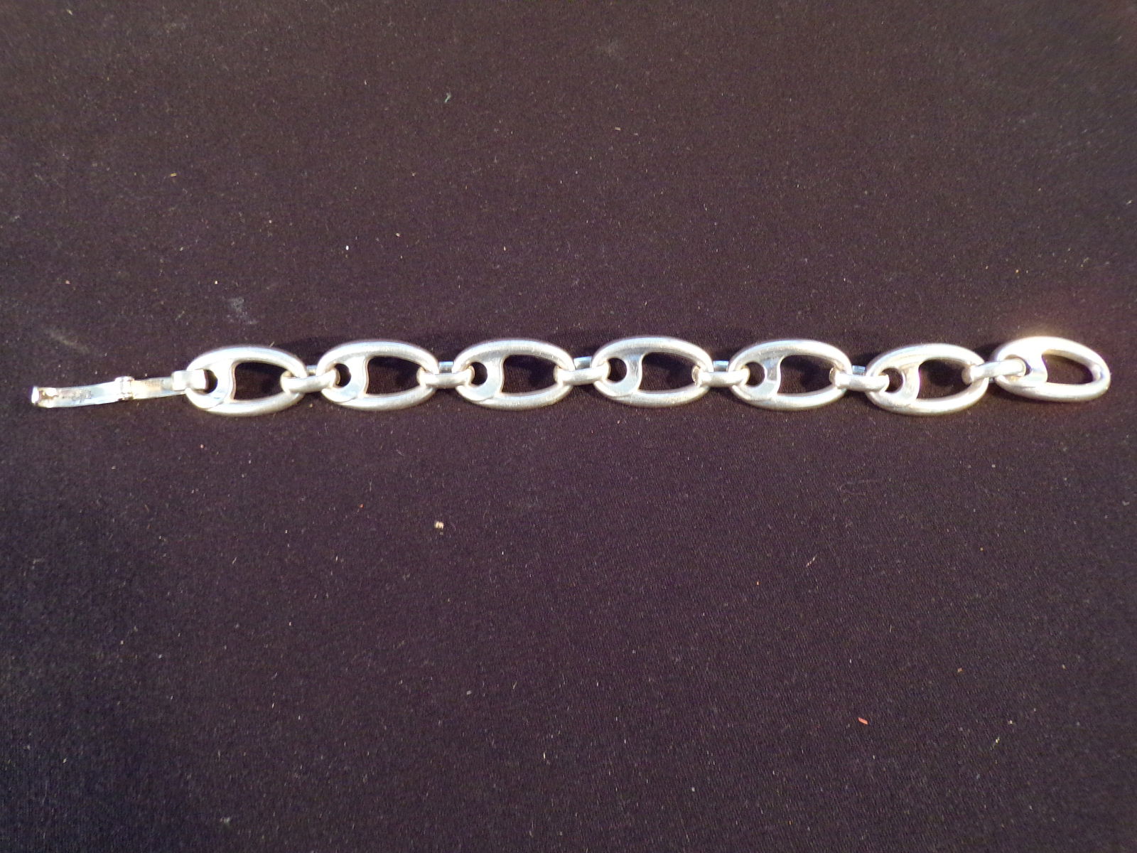 Vintage HENKEL & GROSSE Christian Dior - Germany Modernist Sterling Silver Link Bracelet, 1970's (1 of 3)