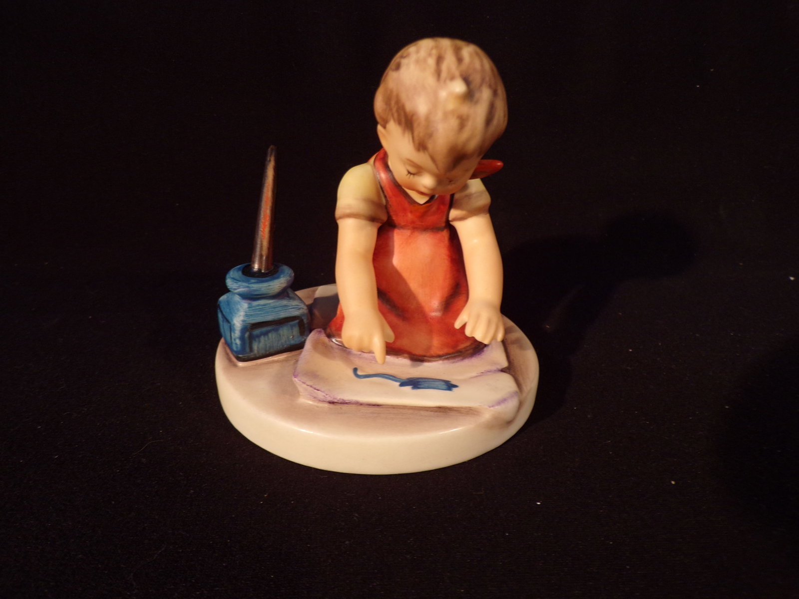 Hummel #309, Trademark # - 6, Figurine Name - With Loving Greetings: Up for auction is Hummel #309, Trademark # - 6, Figurine Name - With Loving Greetings, This hummel does not have a box and displays these special attributes: None, See pictures for exact Trademark on 