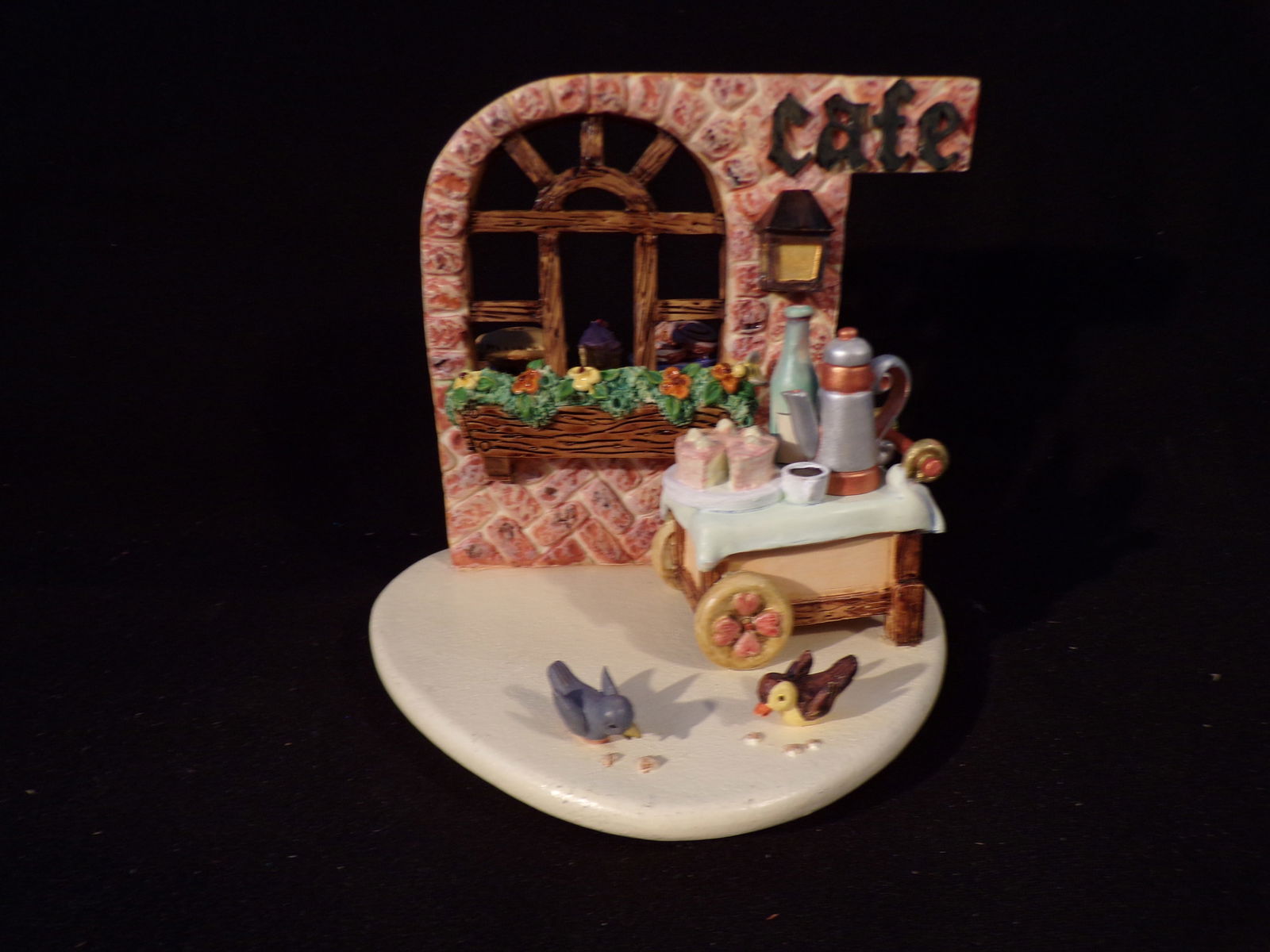 1999 Goebel STRUDEL HAUS HUMMELSCAPE - #1043-D: Up for auction is 1999 Goebel STRUDEL HAUS HUMMELSCAPE - #1043-D , This hummelscape does not have a box. Marked on Base as pictured. All Larger Hummels will be shipped in separate boxes to prevent shi