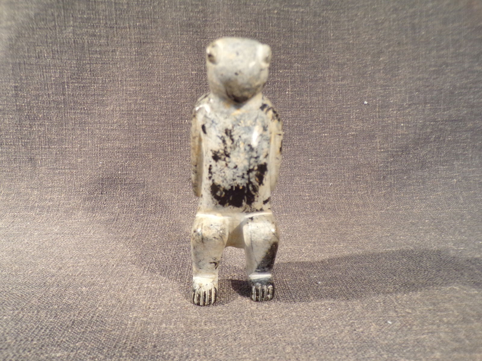 Vintage Asian Carved Soapstone Figure (1 of 4)
