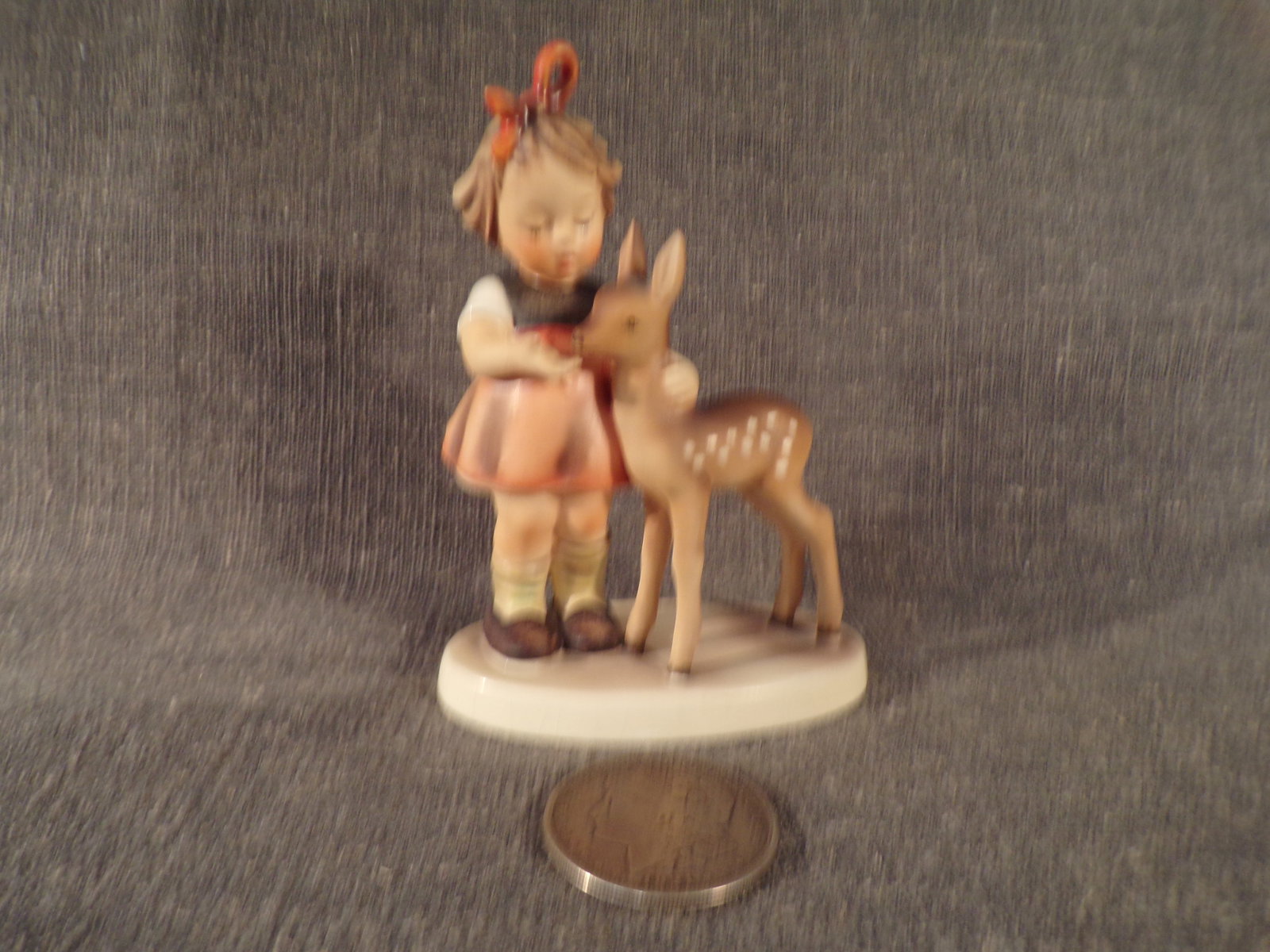 Hummel #136, Size Indicator - 136/1, Trademark # - 4, Figurine Name - Friends.: Up for auction is Hummel #136, Size Indicator - 136/1, Trademark # - 4, Figurine Name - Friends. This hummel does not have a box and displays these special attributes: None. This Hummel is in excellen