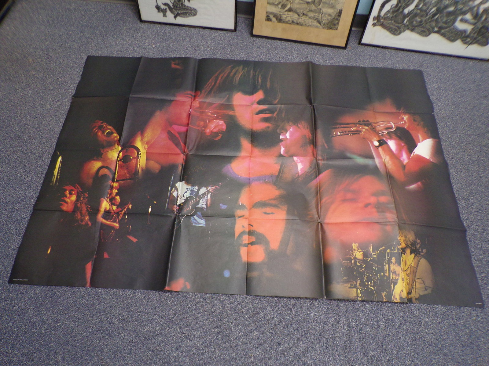 Vintage Classic Rock Chicago Live at Carnegie Hall Insert Poster - Huge 70" by 49" (1 of 4)