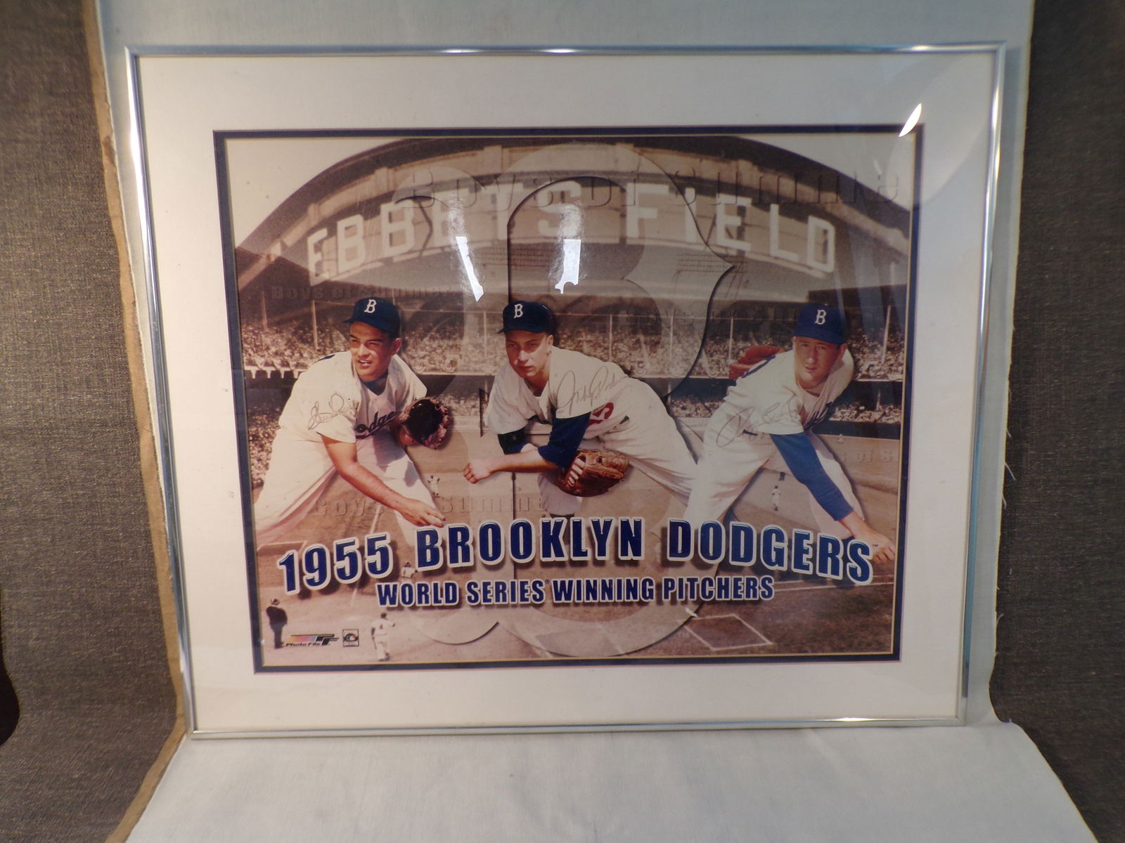 1955 Brooklyn Dodgers Autographed Photograph - World Series Winning Pitchers. (1 of 5)