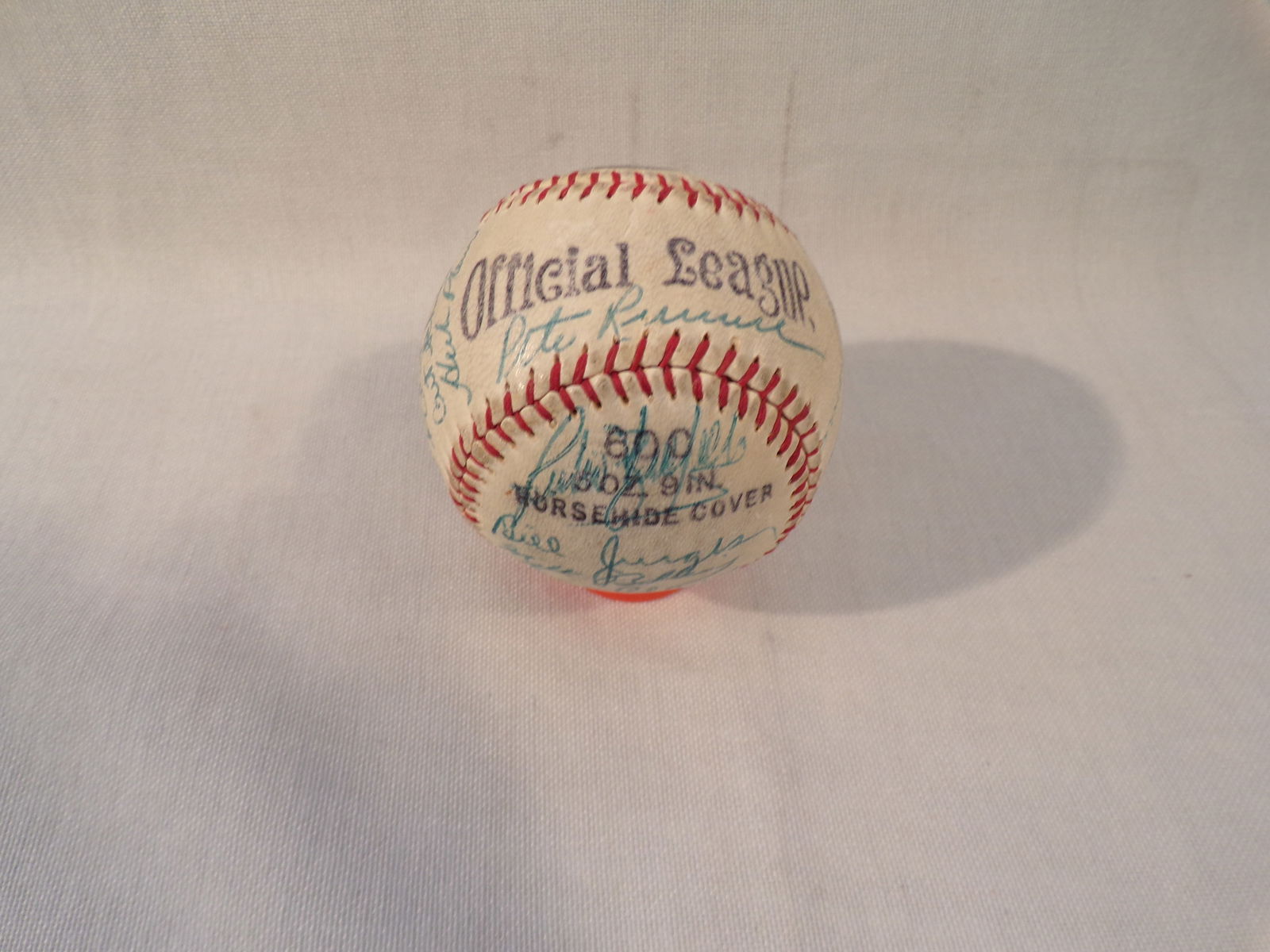 1957 Washington Senators Team Signed Baseball - 24 Signatures -Roy Sievers and More (1 of 7)