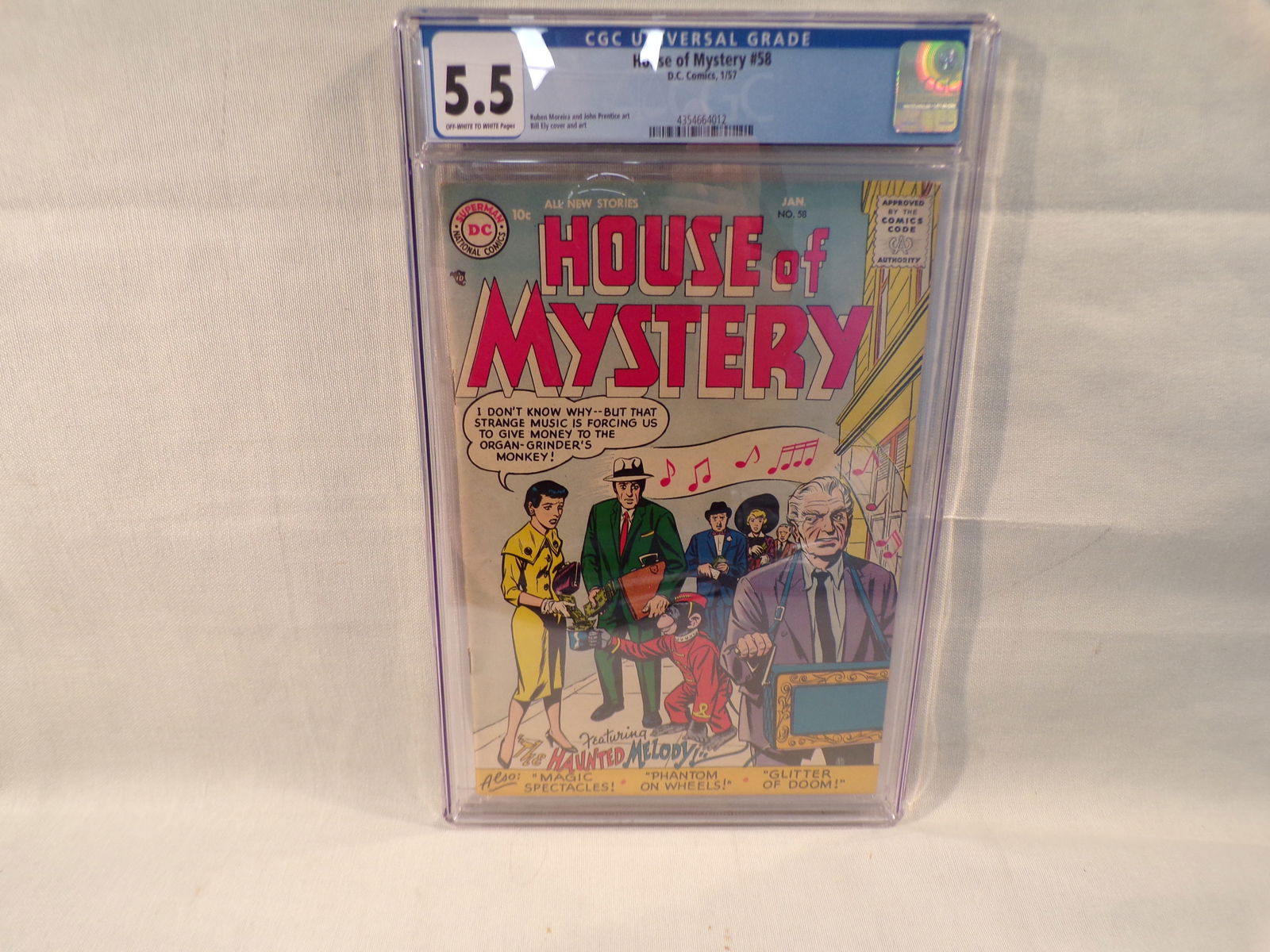 House of Mystery #58 CGC 5.5 DC Comics 1957 - The Haunted Melody. (1 of 3)