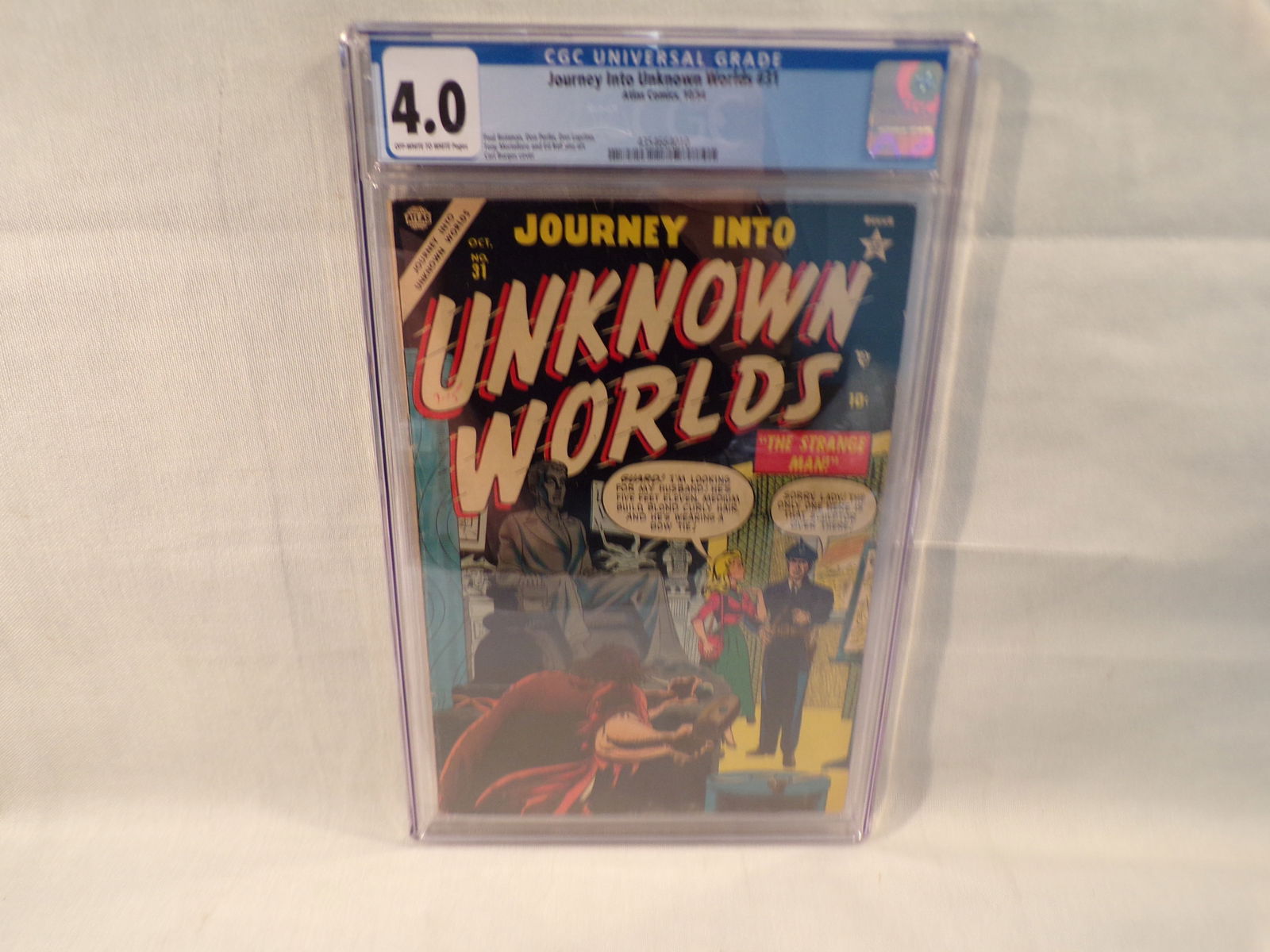 Journey Into Unknown Worlds #31 CGC 4.0 DC Comics 1954 The Strange Man (1 of 3)