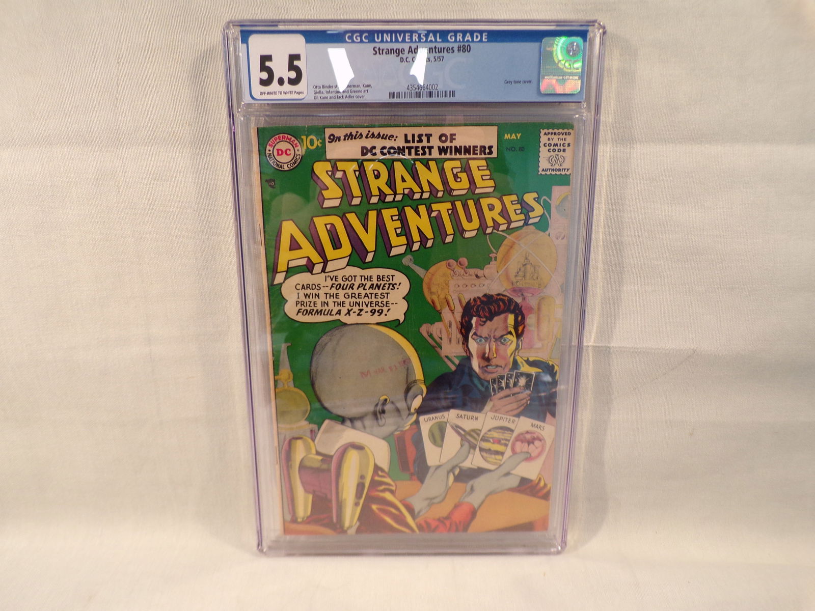 Strange Adventures #80 CGC 5.5 DC Comics 1957 (1 of 3)