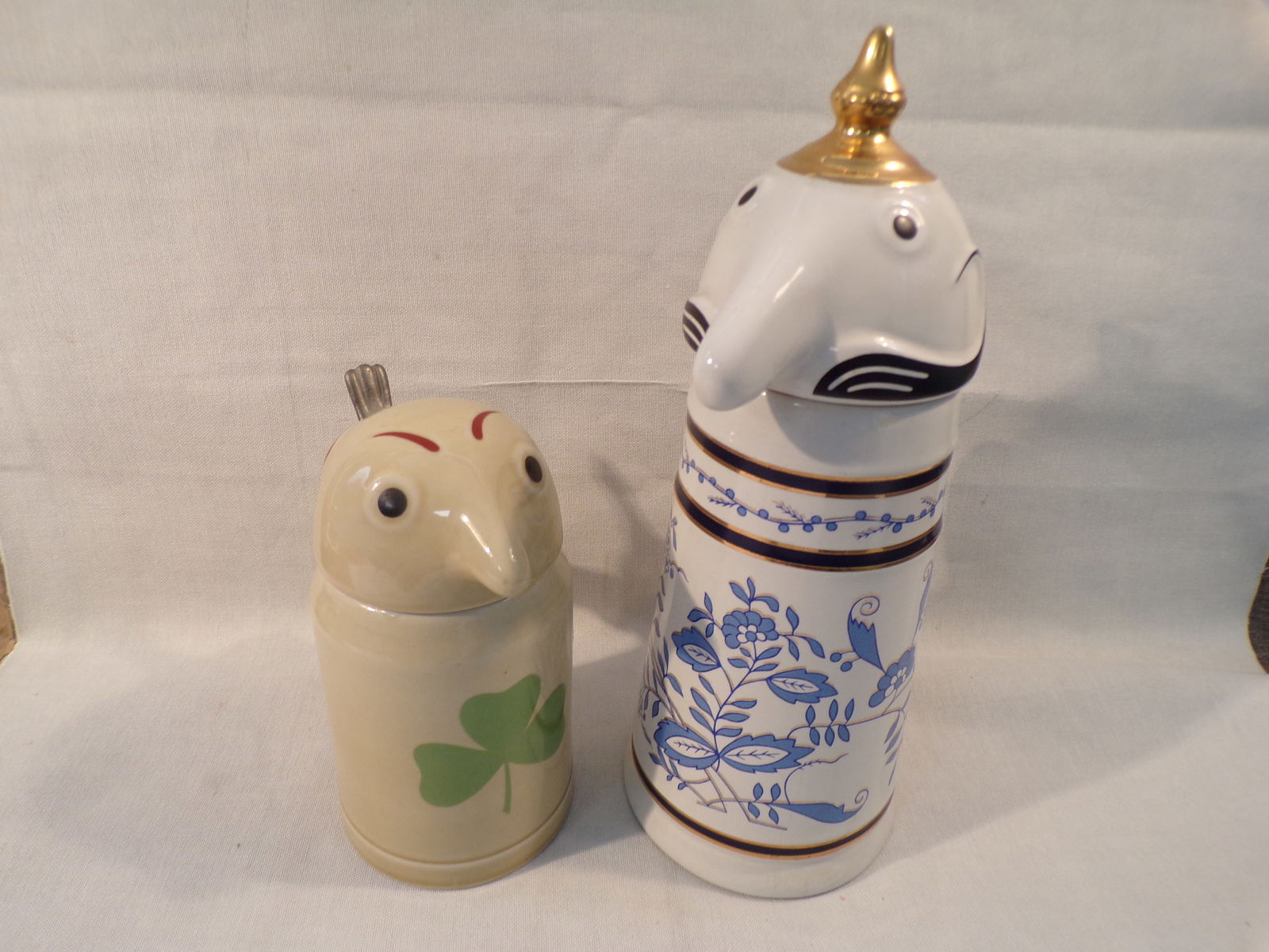 Vintage WEBCO Figural Schultz & Dooley Beer Steins - Ceramarte Brazil. (1 of 4)