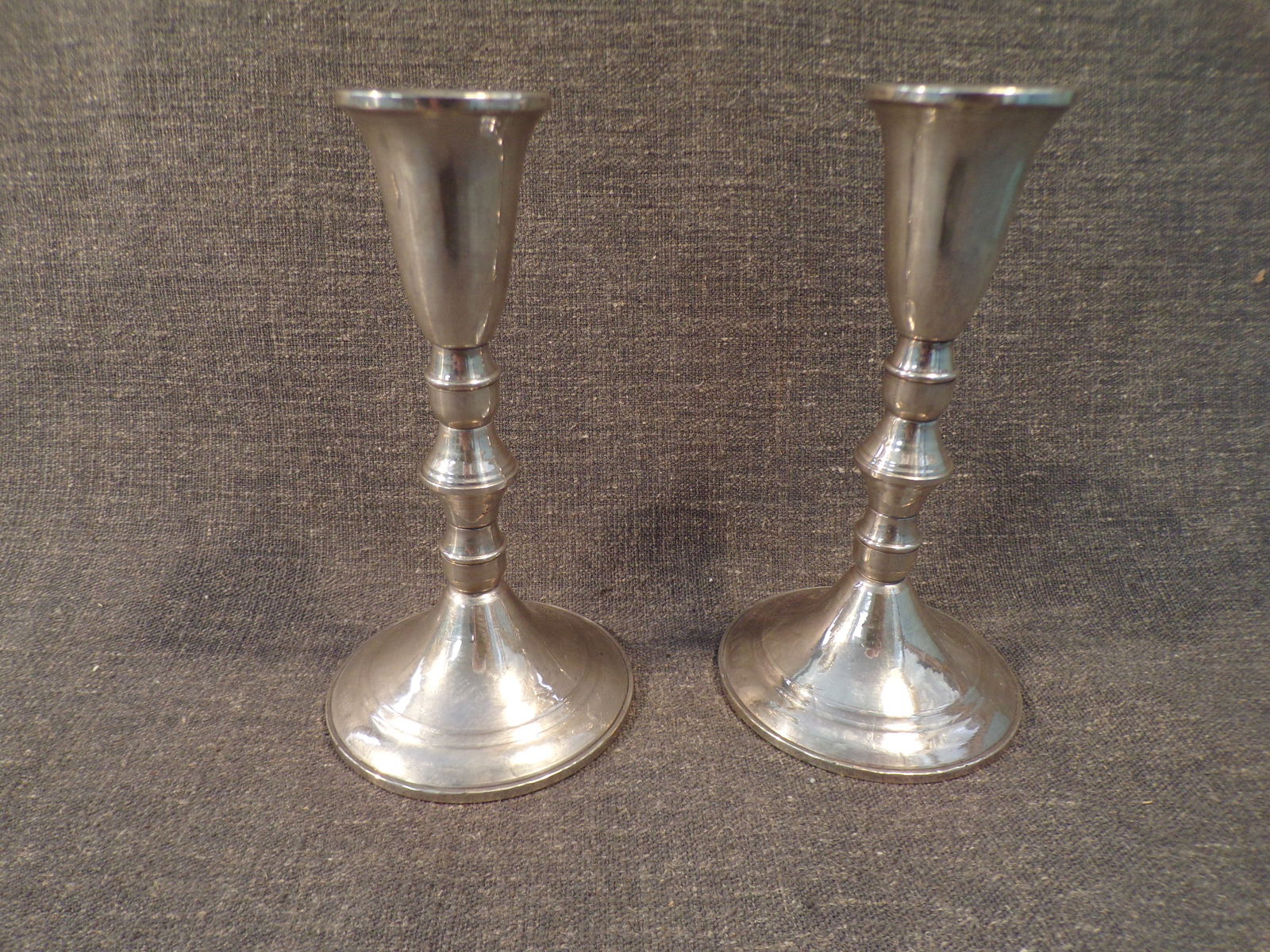 Antique Duchin Creation Sterling Silver Candlesticks. (1 of 2)