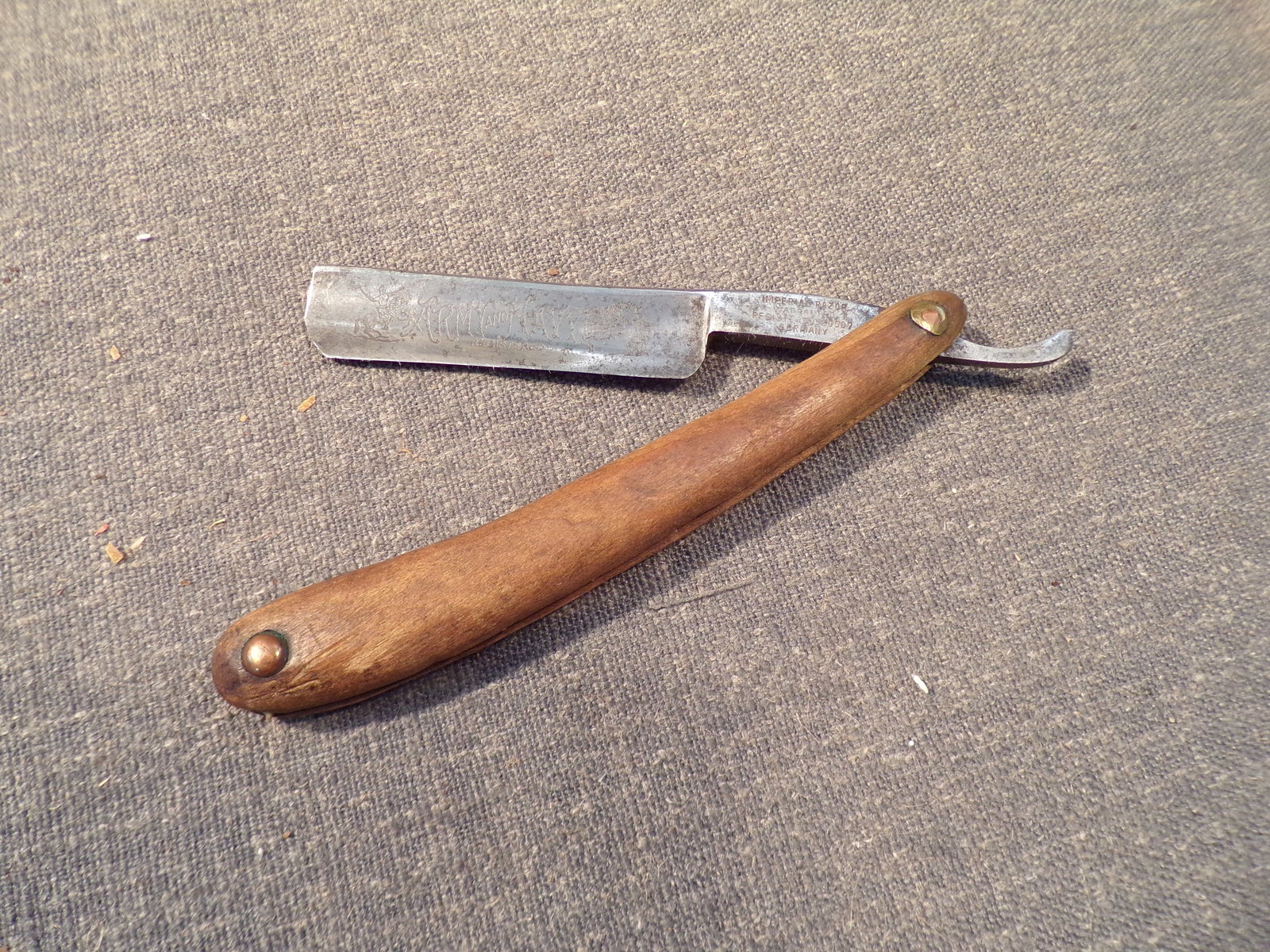 Antique Imperial Straight Razor 