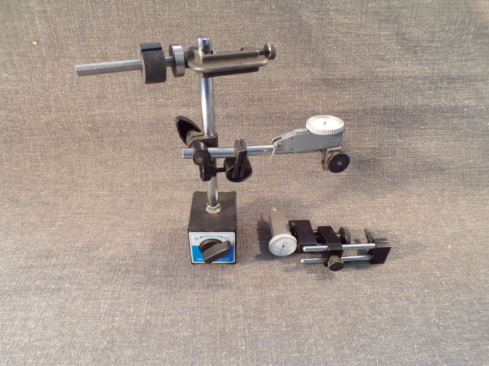 Lot of 2 - 7 Jewels Dial Indicators with Magnetic Base Stand and More (1 of 4)