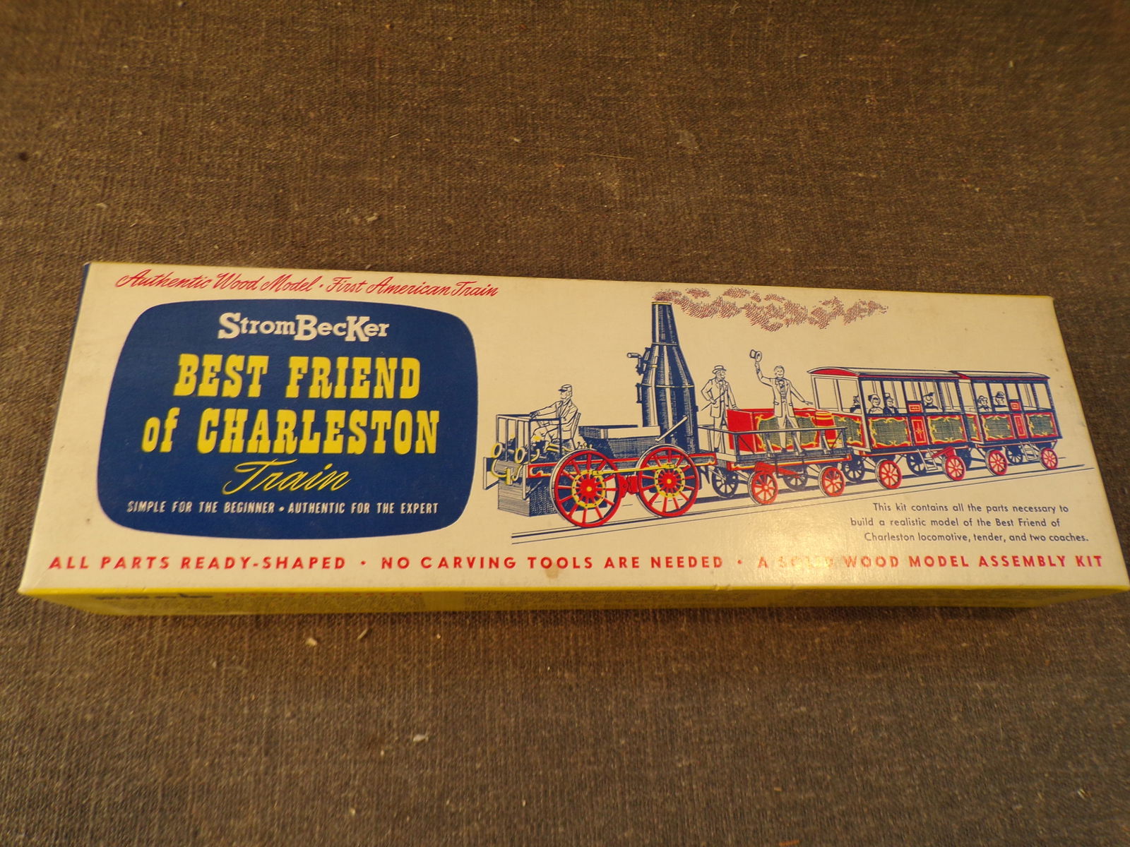 Vintage Stombecker Best Friend of Charleston Train Kit - Brand New Old Stock. (1 of 3)