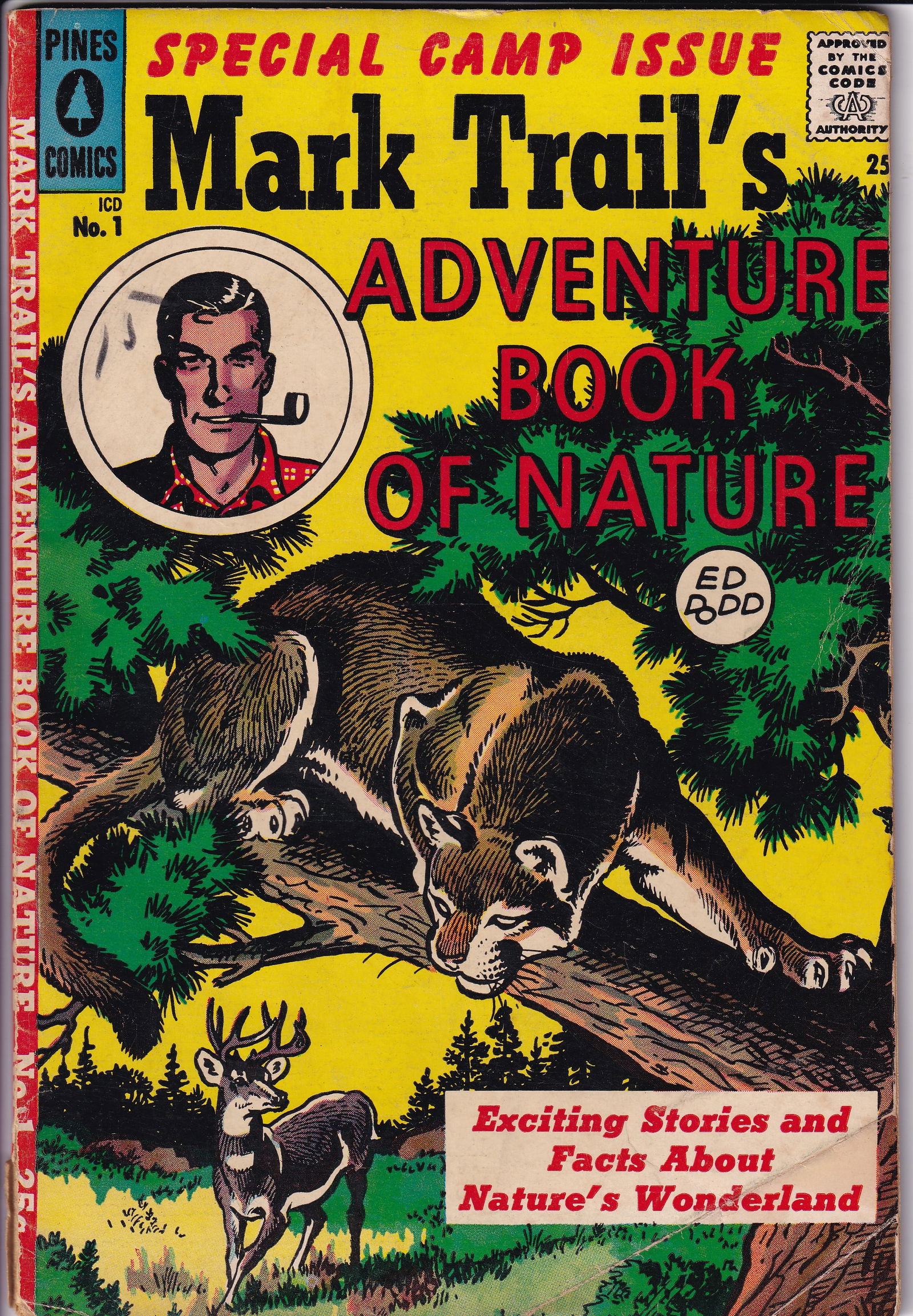 Mark Trail Adventure Book of Nature #1 - 1958 - Pines Comic Books. (1 of 2)