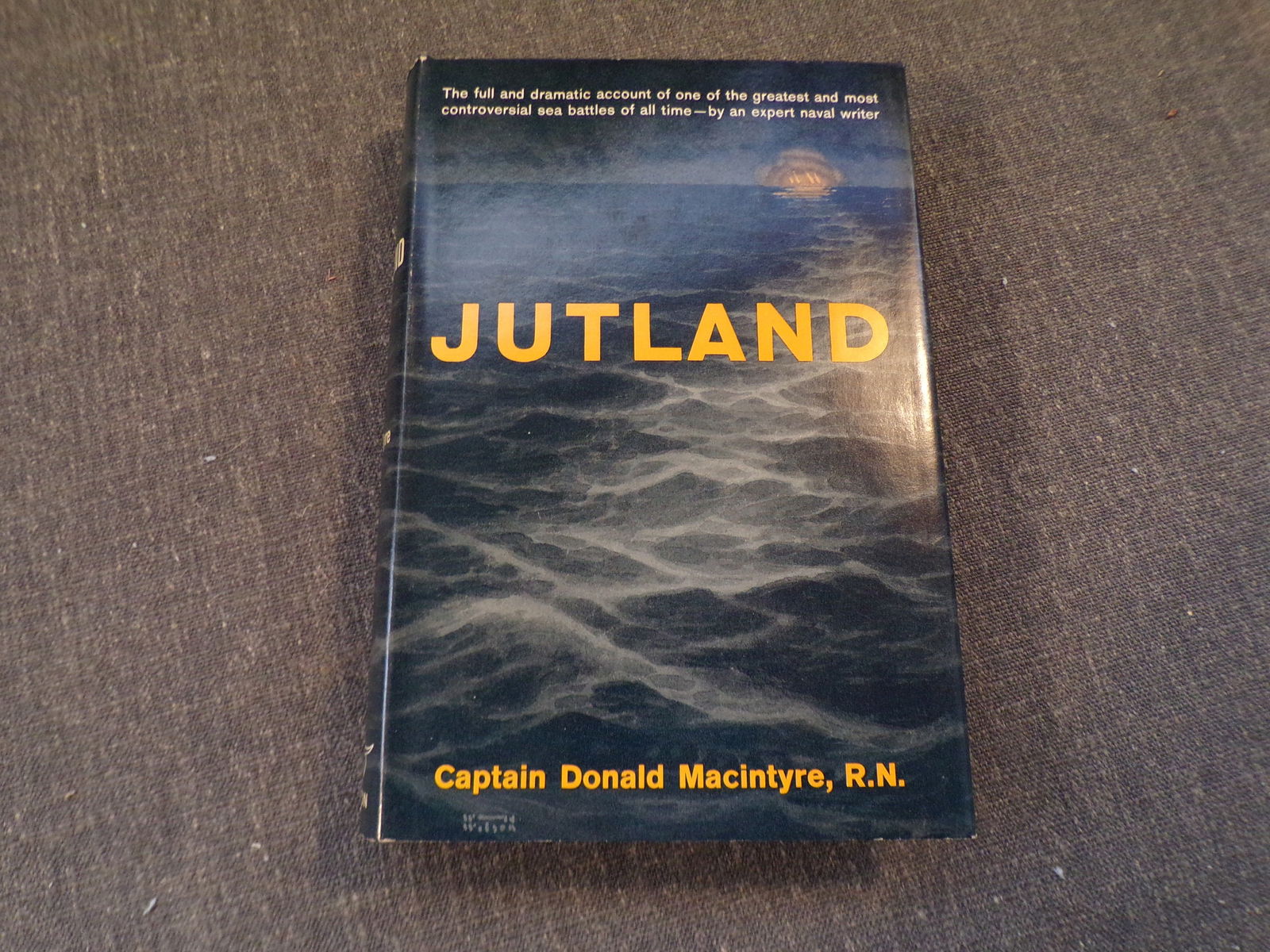 1958 1st Edition Jutland by Capt. Donald Macintyre. (1 of 4)