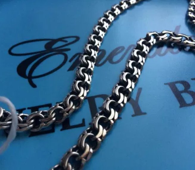 BISMARCK silver chain 48.1 grams: Features of this chain:Metal - 925 silver.Weight - 48.1 gramsRorzir - 60 cmThis lot will be shipped from our warehouse in ukraine