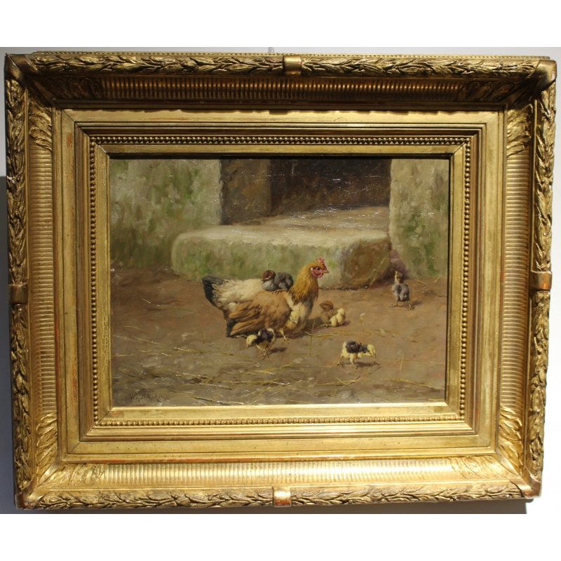 Table "hens" Signed Baird Auction