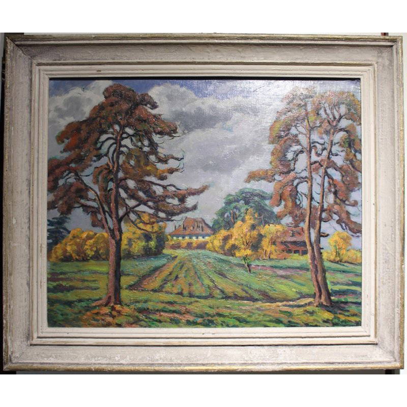 Painting "the Gracious" Signed Ric Berger Auction