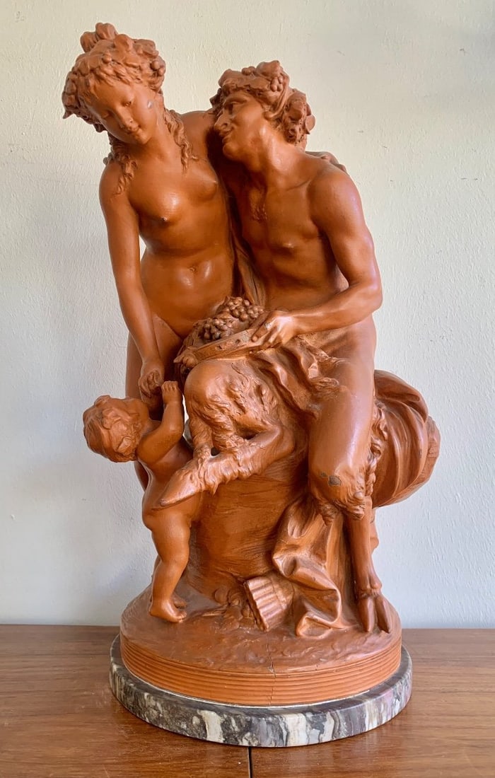 Clodion Terracotta Group Nymph And Fauna (1 of 10)