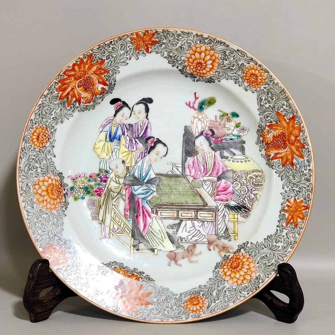 A pedagogical plate depicting a child being (1 of 7)