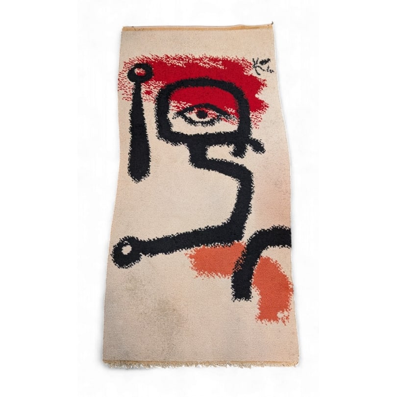 Vintage Paul Klee Rug “Little Drummer Boy”.2 ft 6 in x 4 ft 10in numbered 1059/2500 (1 of 5)