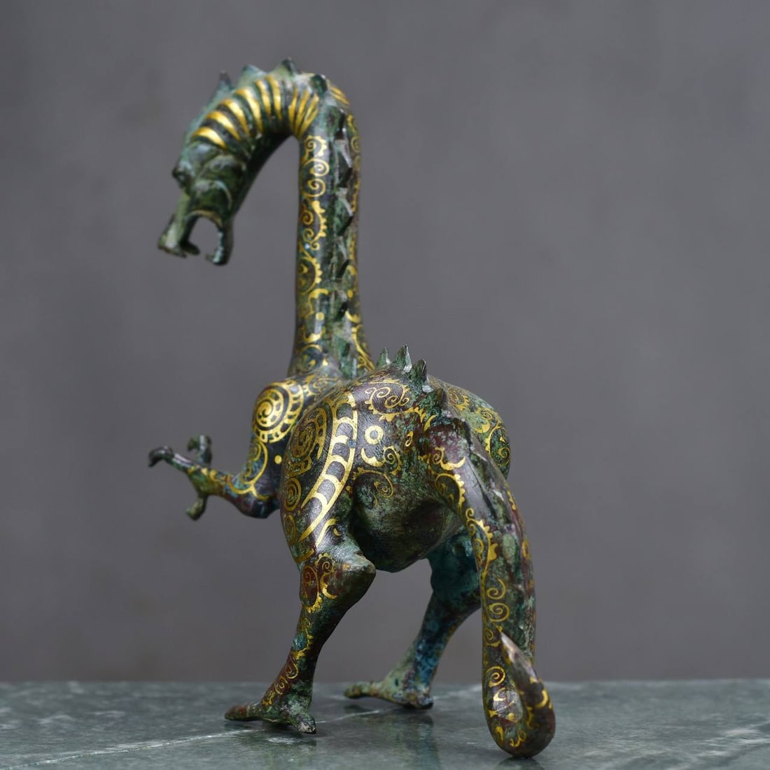 Gilded Dragon Vase - 6