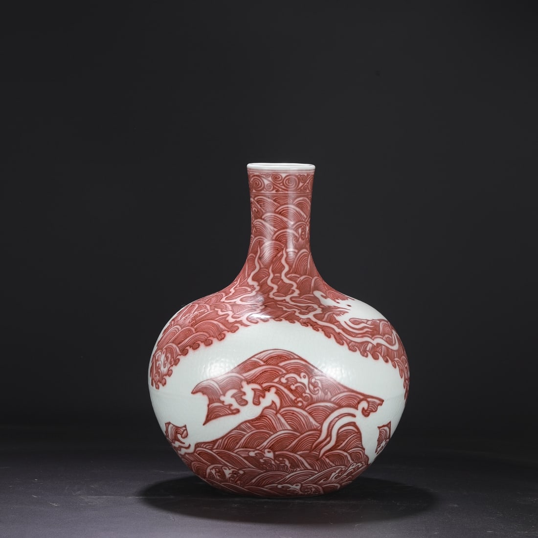 A large celestial globe vase from the Yongle period of the Ming dynasty, formerly in the collection, (1 of 8)