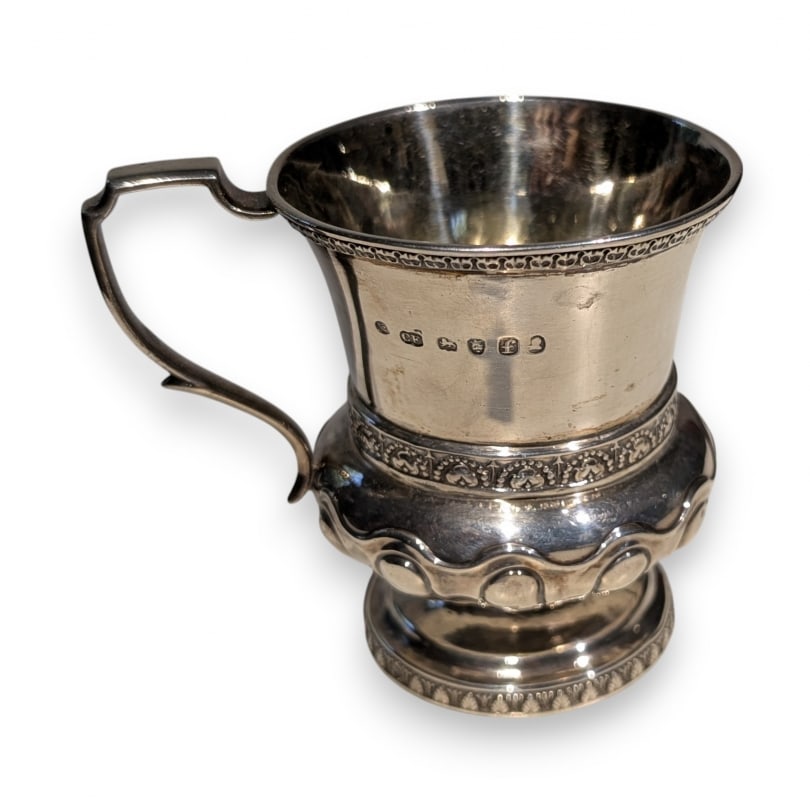 English 19th century Silver Cup by Crispin Fuller (1 of 3)