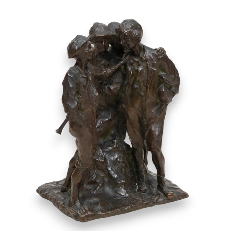 Bronze “Suonatori Ambulanti” signed DALCASTAGNÉ (1 of 7)