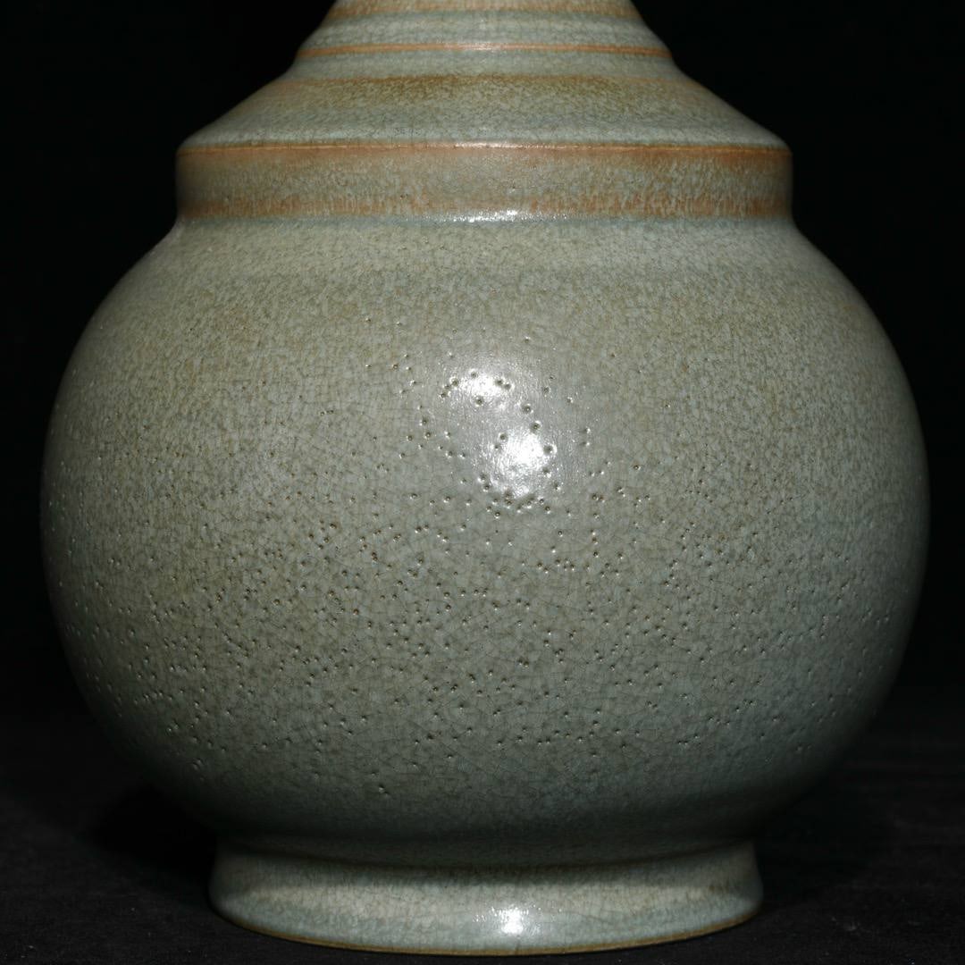 Ru ware string-patterned vase, - 6