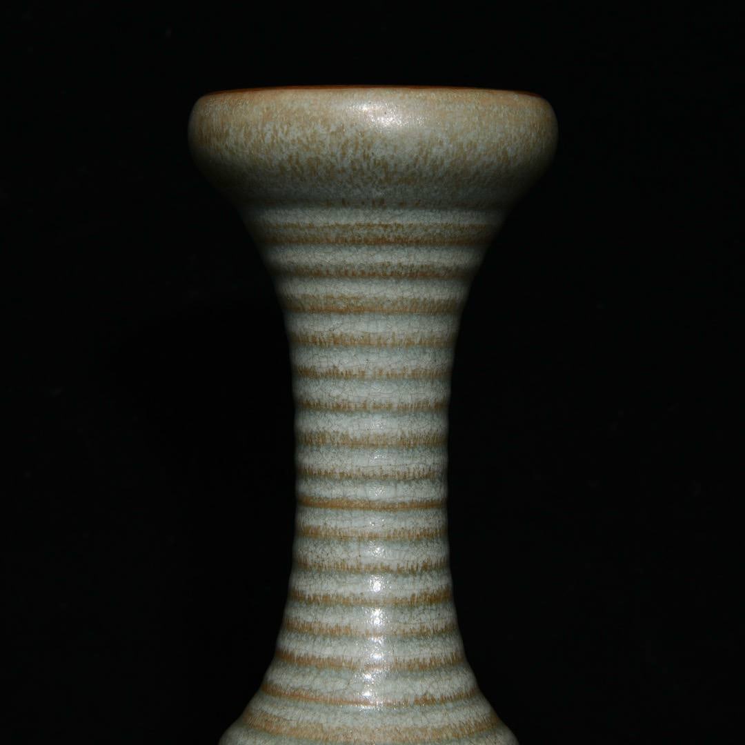 Ru ware string-patterned vase, - 7